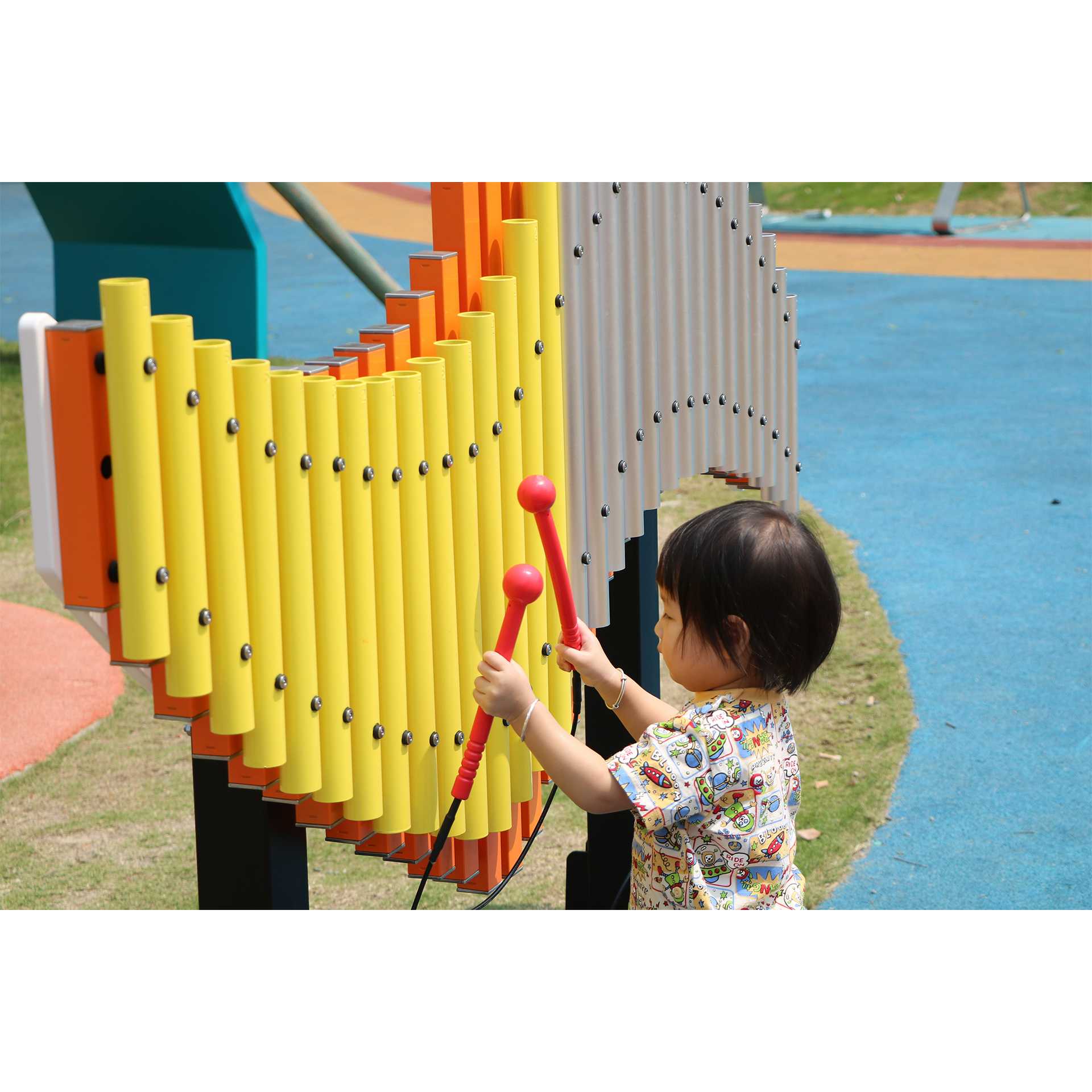 Playground Outdoor Kids Aluminium Alloy Percussion Instrument Pipe