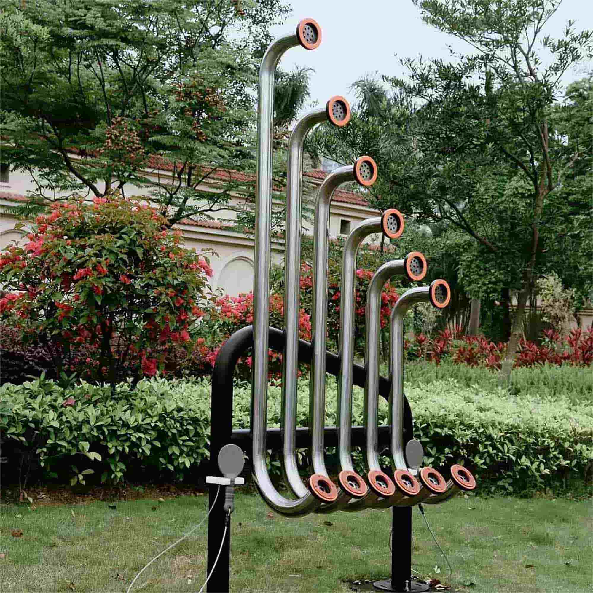 outdoor musical play equipment