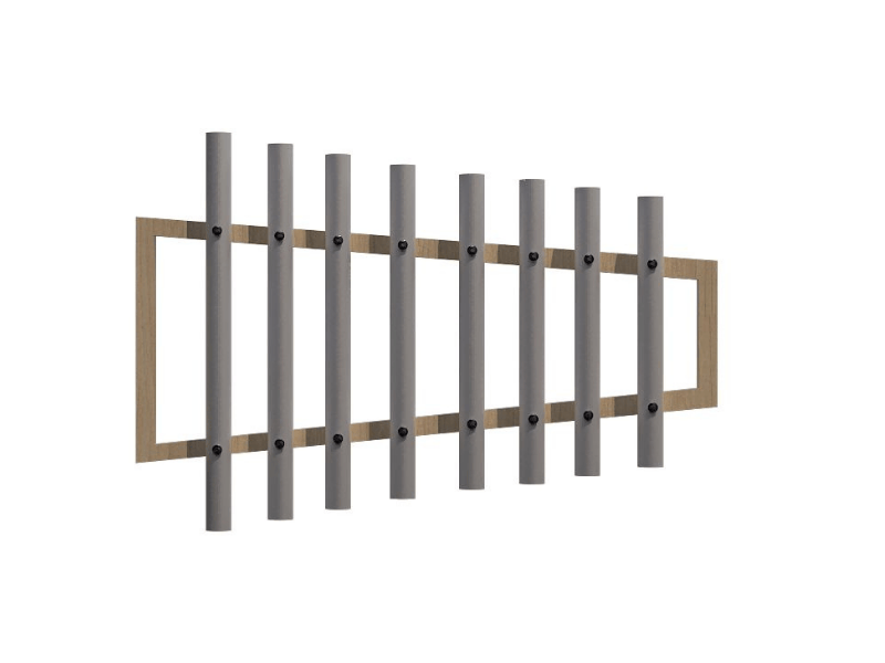 Rainbow Chimes Wall Mounted outdoor musical instrument