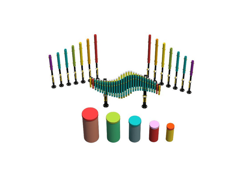 Musical garden playground