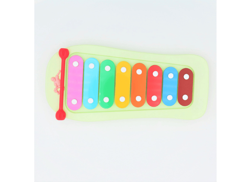 Skateboarding type children's percussion piano toy