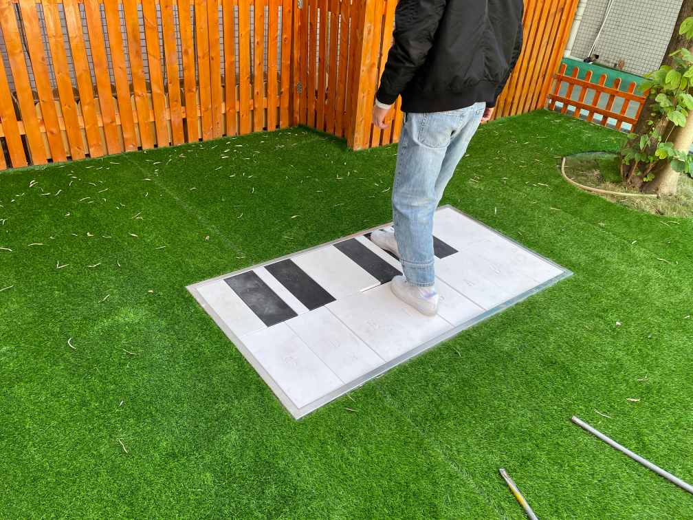 interactive floor piano
